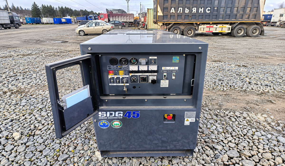 Дизельный генератор Airman SDG45S 33 кВт, б/у