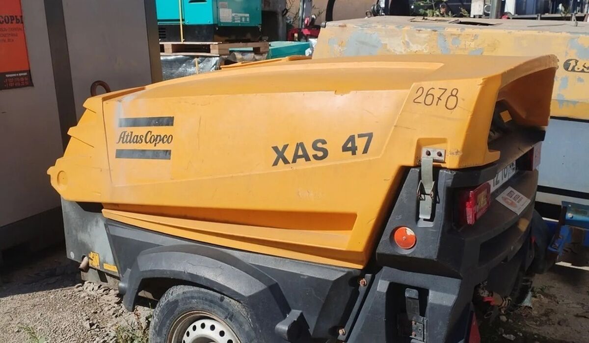 Дизельный компрессор Atlas Copco XAS 47  2,6 м3/мин, 7 бар, б/у